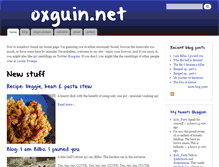 Tablet Screenshot of oxguin.net